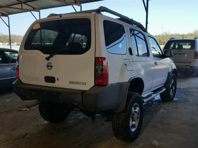 5N1ED28Y62C527151 - 2002 NISSAN XTERRA XE WHITE photo 4