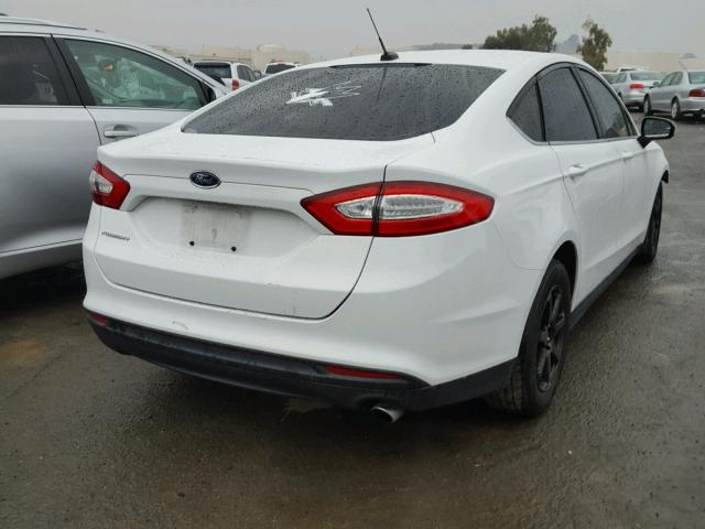 3FA6P0G70ER383170 - 2014 FORD FUSION S WHITE photo 4