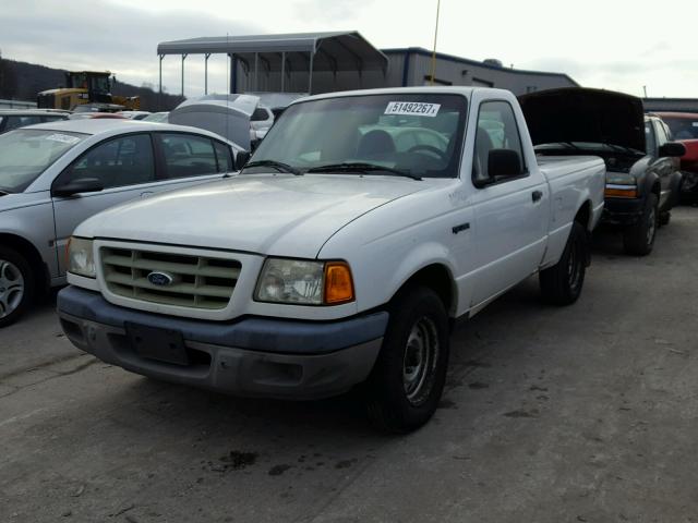 1FTYR10D43PB44714 - 2003 FORD RANGER WHITE photo 2