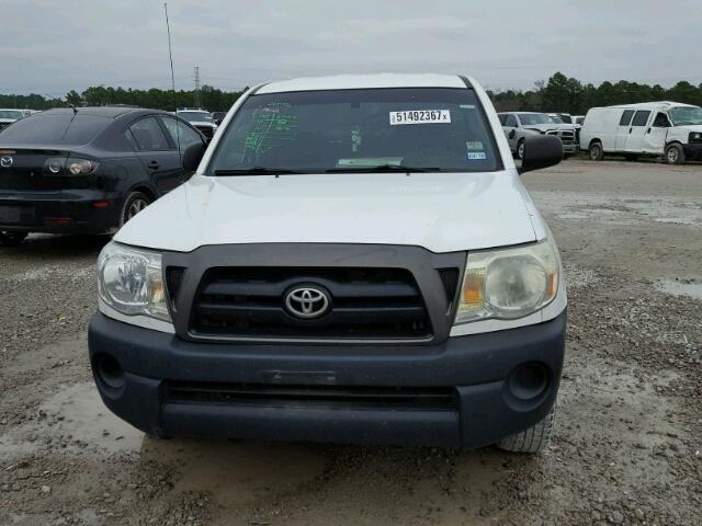 5TETX22NX7Z369701 - 2007 TOYOTA TACOMA ACC WHITE photo 10