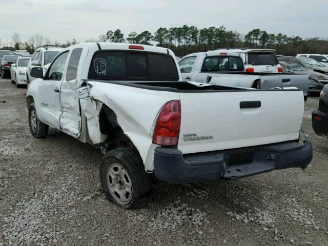 5TETX22NX7Z369701 - 2007 TOYOTA TACOMA ACC WHITE photo 3