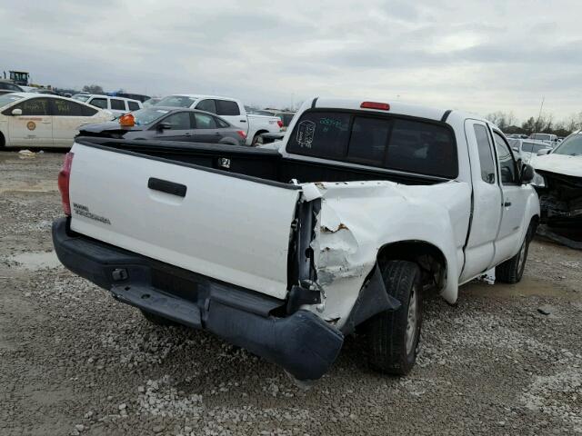 5TETX22NX7Z369701 - 2007 TOYOTA TACOMA ACC WHITE photo 4