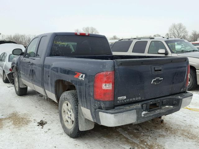 1GCEK19J37Z530003 - 2007 CHEVROLET SILVERADO BLUE photo 3