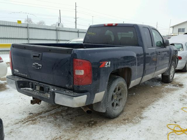 1GCEK19J37Z530003 - 2007 CHEVROLET SILVERADO BLUE photo 4