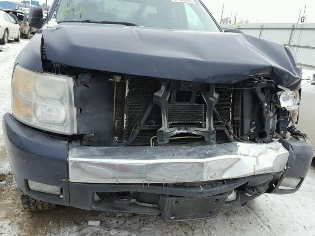 1GCEK19J37Z530003 - 2007 CHEVROLET SILVERADO BLUE photo 9