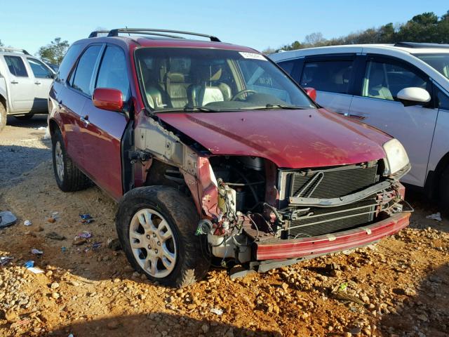 2HNYD18634H516015 - 2004 ACURA MDX TOURIN MAROON photo 1