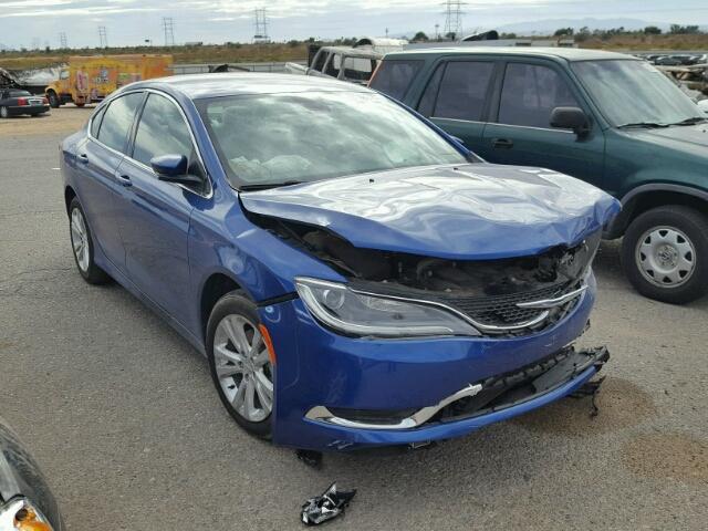 1C3CCCAB3FN638118 - 2015 CHRYSLER 200 LIMITE BLUE photo 1