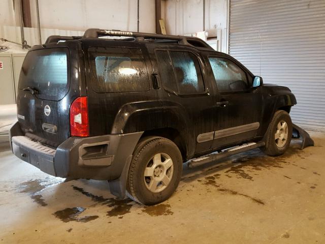 5N1AN08U76C512922 - 2006 NISSAN XTERRA OFF BLACK photo 4