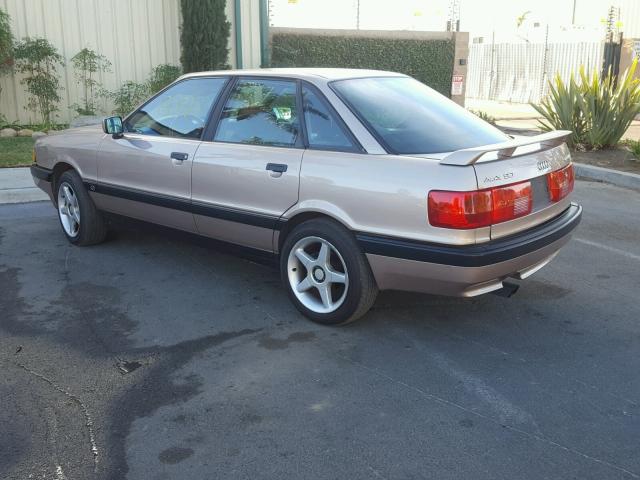 WAUHC0893JA203759 - 1988 AUDI 90 QUATTRO TAN photo 3