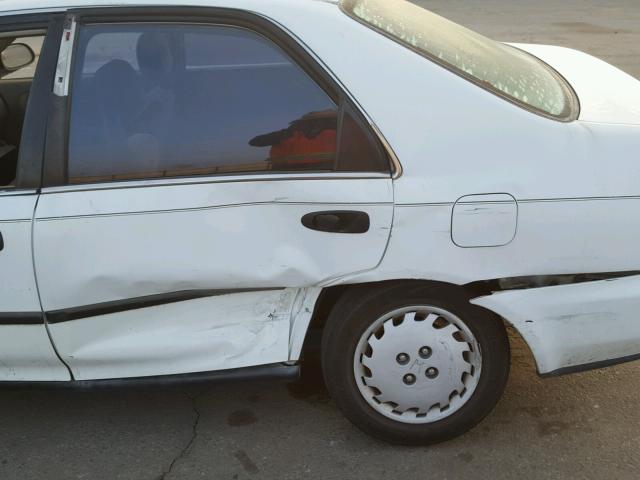 JHMEG8650RS009767 - 1994 HONDA CIVIC LX WHITE photo 9