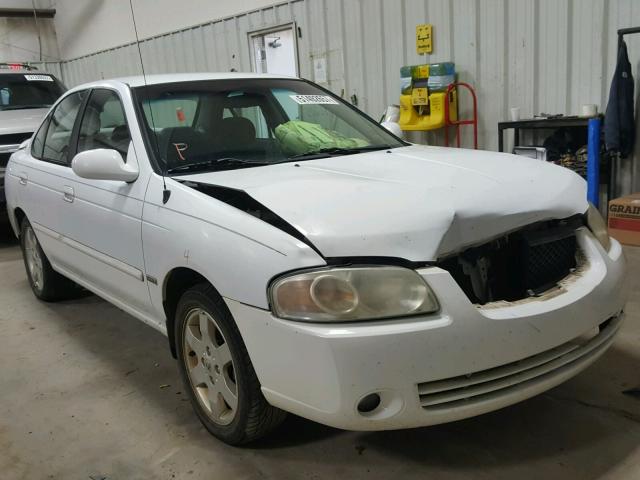 3N1CB51D36L540494 - 2006 NISSAN SENTRA 1.8 WHITE photo 1