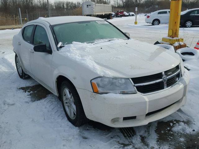 1B3LC56K38N236796 - 2008 DODGE AVENGER SX WHITE photo 1