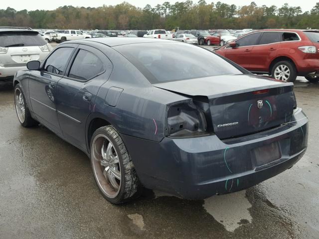 2B3KA43R07H644127 - 2007 DODGE CHARGER SE BLUE photo 3