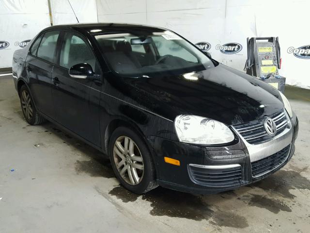 3VWGF71K87M093327 - 2007 VOLKSWAGEN JETTA BLACK photo 1