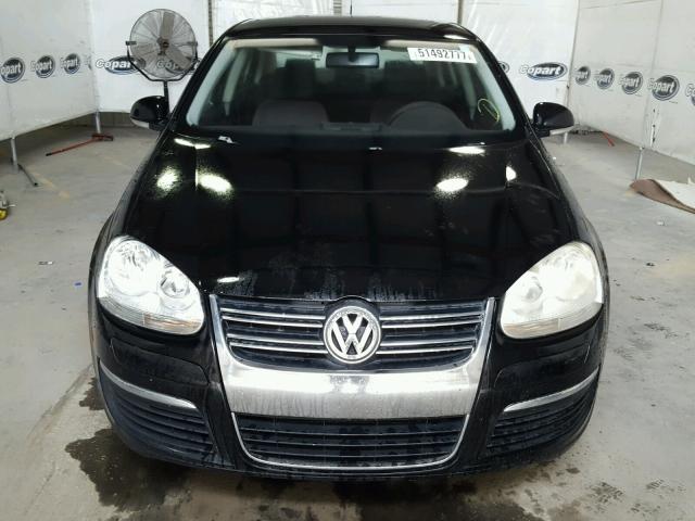 3VWGF71K87M093327 - 2007 VOLKSWAGEN JETTA BLACK photo 9