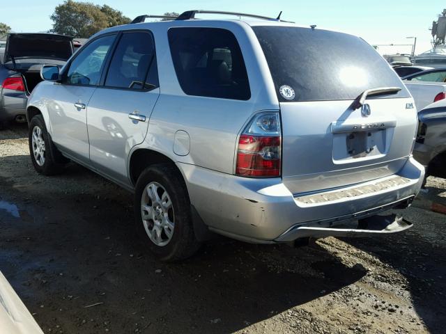 2HNYD18845H543629 - 2005 ACURA MDX TOURIN SILVER photo 3