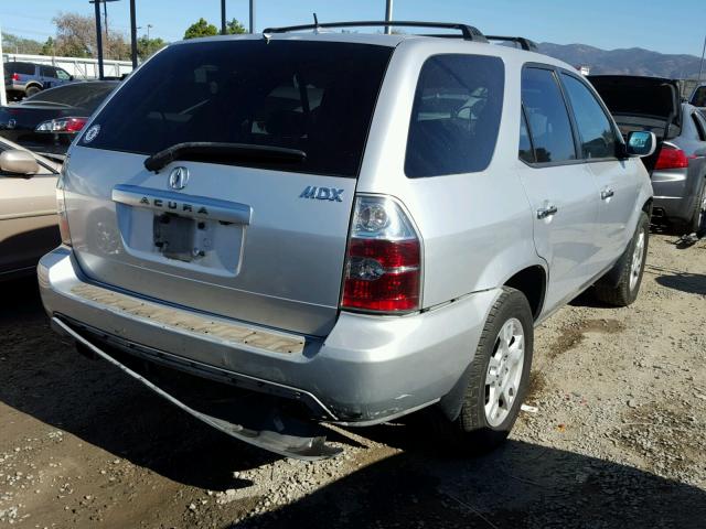 2HNYD18845H543629 - 2005 ACURA MDX TOURIN SILVER photo 4