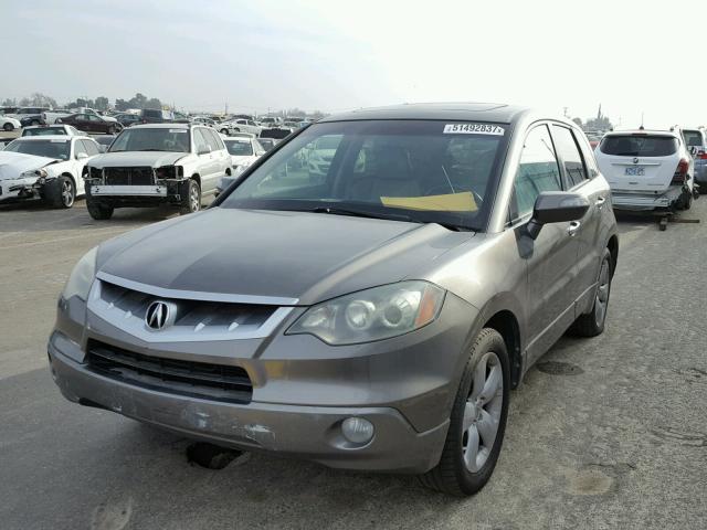 5J8TB18268A018075 - 2008 ACURA RDX CHARCOAL photo 2