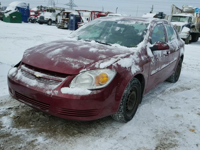 1G1AL58FX87127111 - 2008 CHEVROLET COBALT LT BURGUNDY photo 2