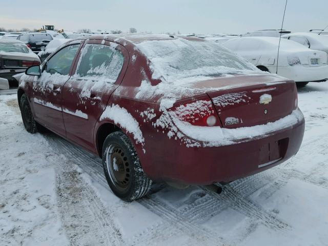 1G1AL58FX87127111 - 2008 CHEVROLET COBALT LT BURGUNDY photo 3