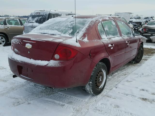 1G1AL58FX87127111 - 2008 CHEVROLET COBALT LT BURGUNDY photo 4