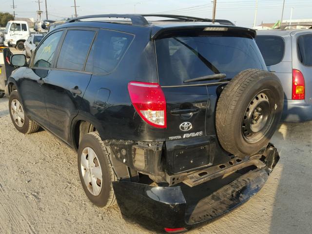 JTMZD33V265026115 - 2006 TOYOTA RAV4 BLACK photo 3