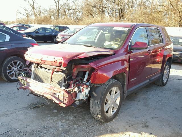 2CTALMEC2B6206246 - 2011 GMC TERRAIN SL BURGUNDY photo 2