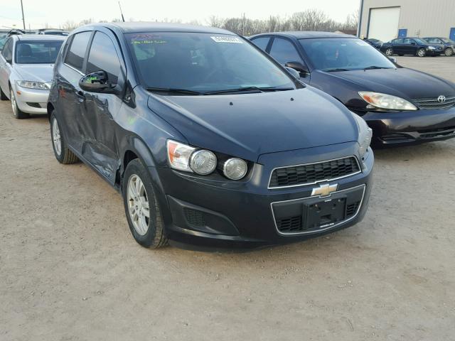 1G1JC6SH5E4136831 - 2014 CHEVROLET SONIC LT BLACK photo 1