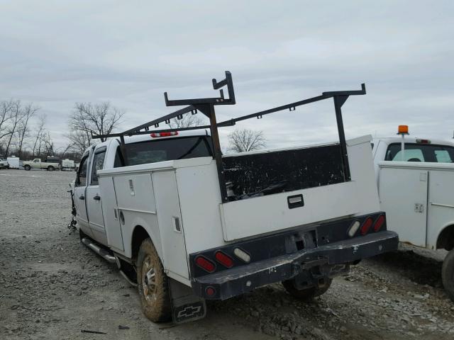 1GC1CXCG3BF235473 - 2011 CHEVROLET SILVERADO WHITE photo 3