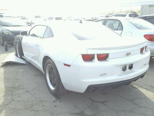 2G1FA1E32C9174493 - 2012 CHEVROLET CAMARO LS WHITE photo 3