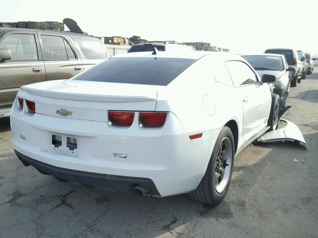 2G1FA1E32C9174493 - 2012 CHEVROLET CAMARO LS WHITE photo 4