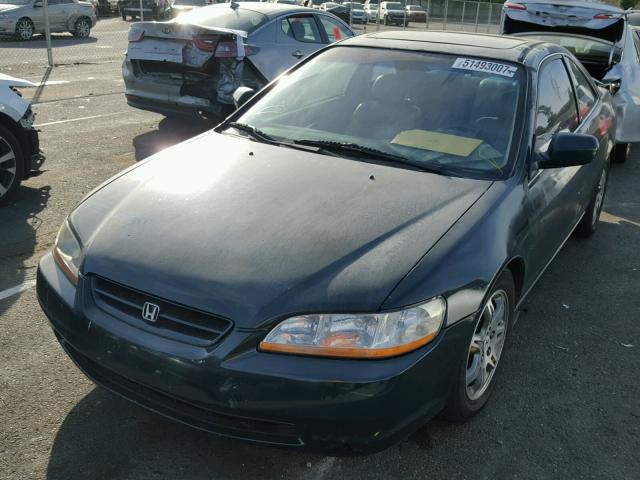 1HGCG2258XA001691 - 1999 HONDA ACCORD EX GREEN photo 2