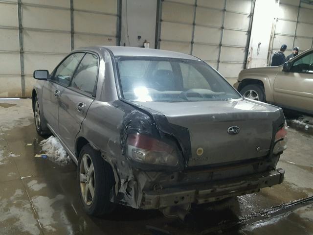 JF1GD67656H525801 - 2006 SUBARU IMPREZA 2. GRAY photo 3