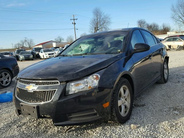 1G1PC5SB4E7352023 - 2014 CHEVROLET CRUZE LT BLACK photo 2