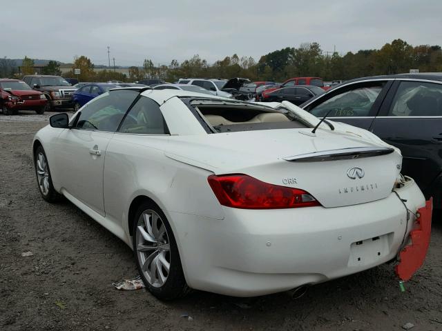 JN1CV6FE0BM951639 - 2011 INFINITI G37 BASE WHITE photo 3