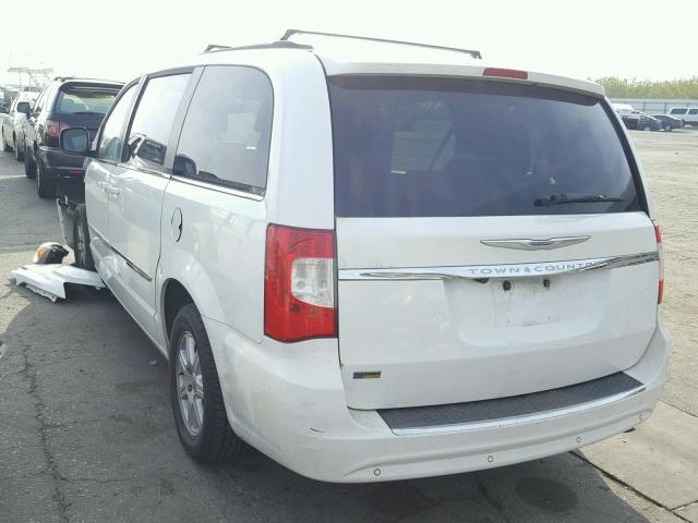 2C4RC1BG2CR151012 - 2012 CHRYSLER TOWN & COU WHITE photo 3