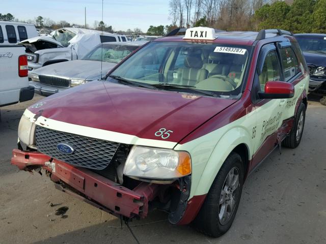 1FMDK05135GA12750 - 2005 FORD FREESTYLE BURGUNDY photo 2