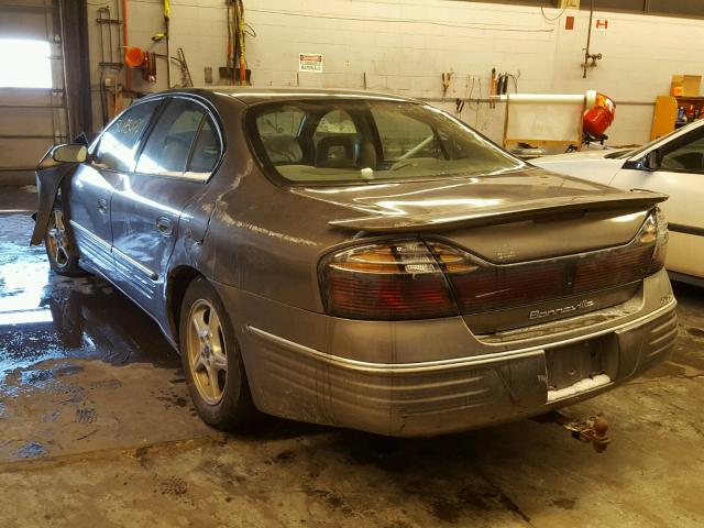 1G2HX54K614234312 - 2001 PONTIAC BONNEVILLE GRAY photo 3