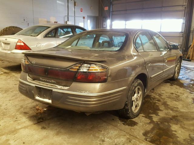 1G2HX54K614234312 - 2001 PONTIAC BONNEVILLE GRAY photo 4