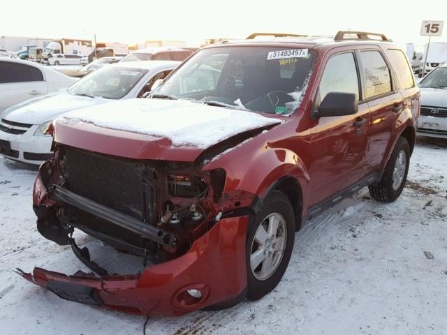 1FMCU0DG8CKA88633 - 2012 FORD ESCAPE XLT MAROON photo 2