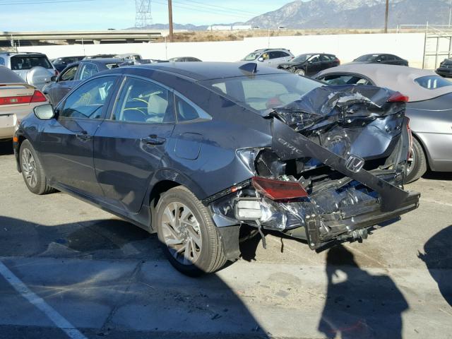 2HGFC2F70HH541298 - 2017 HONDA CIVIC EX ლურჯი ფოტო 3