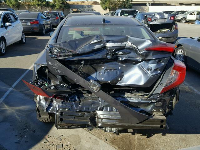 2HGFC2F70HH541298 - 2017 HONDA CIVIC EX BLUE photo 9