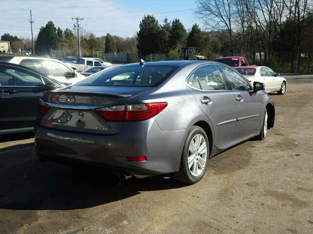 JTHBK1GG8E2114902 - 2014 LEXUS ES 350 GRAY photo 4