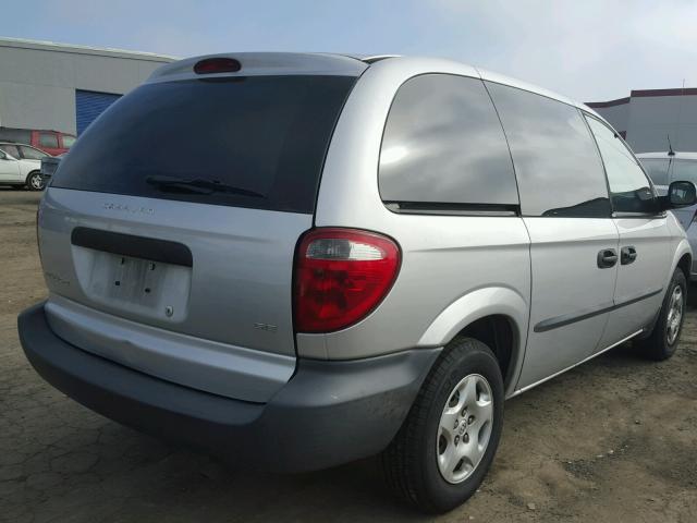 1D4GP25B83B234964 - 2003 DODGE CARAVAN SE SILVER photo 4