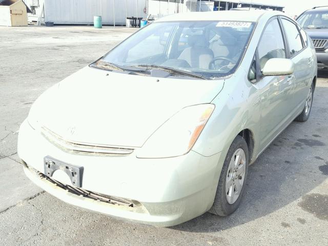 JTDKB20U377650704 - 2007 TOYOTA PRIUS GREEN photo 2