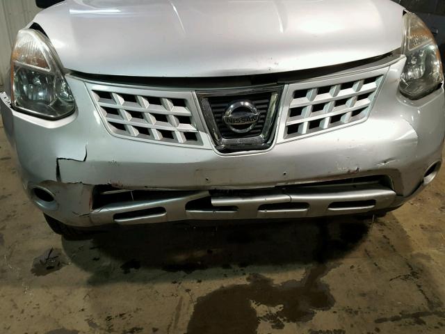 JN8AS58V49W443603 - 2009 NISSAN ROGUE S SILVER photo 9