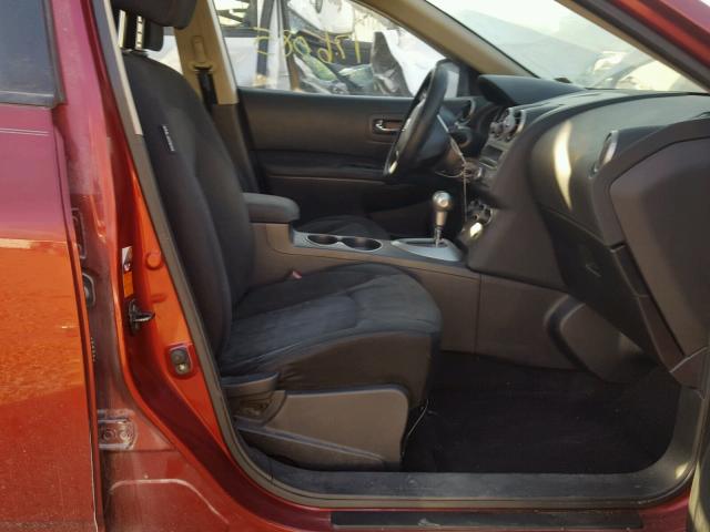 JN8AS58T19W051886 - 2009 NISSAN ROGUE S RED photo 5