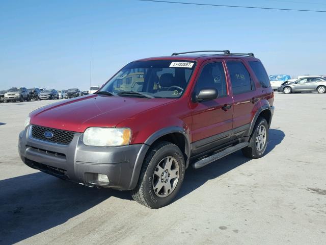 1FMCU03173KB03328 - 2003 FORD ESCAPE XLT RED photo 2