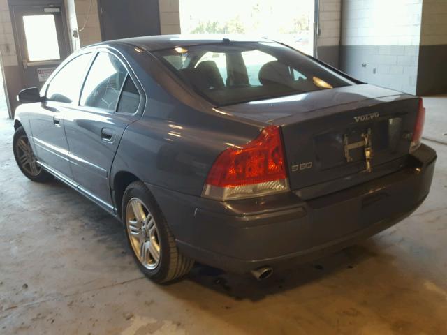 YV1RS592382673054 - 2008 VOLVO S60 2.5T GRAY photo 3