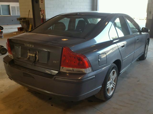 YV1RS592382673054 - 2008 VOLVO S60 2.5T GRAY photo 4